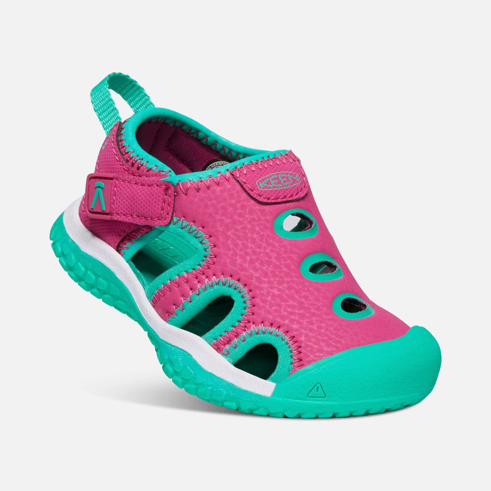 Sandales Keen Enfant Rose/Vert | Stingray | QFBIU-7940